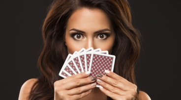Card Player Girl