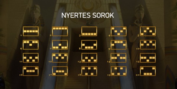 Mercy of the Gods Nyerővonalak