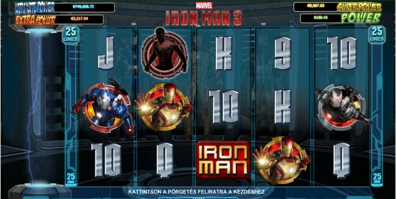 Iron Man3 nyerőgép