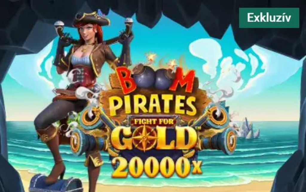 Vegyél részt a hét millió forint összdíjazású Boom! Pirates Fight for Gold kaszinóversenyen