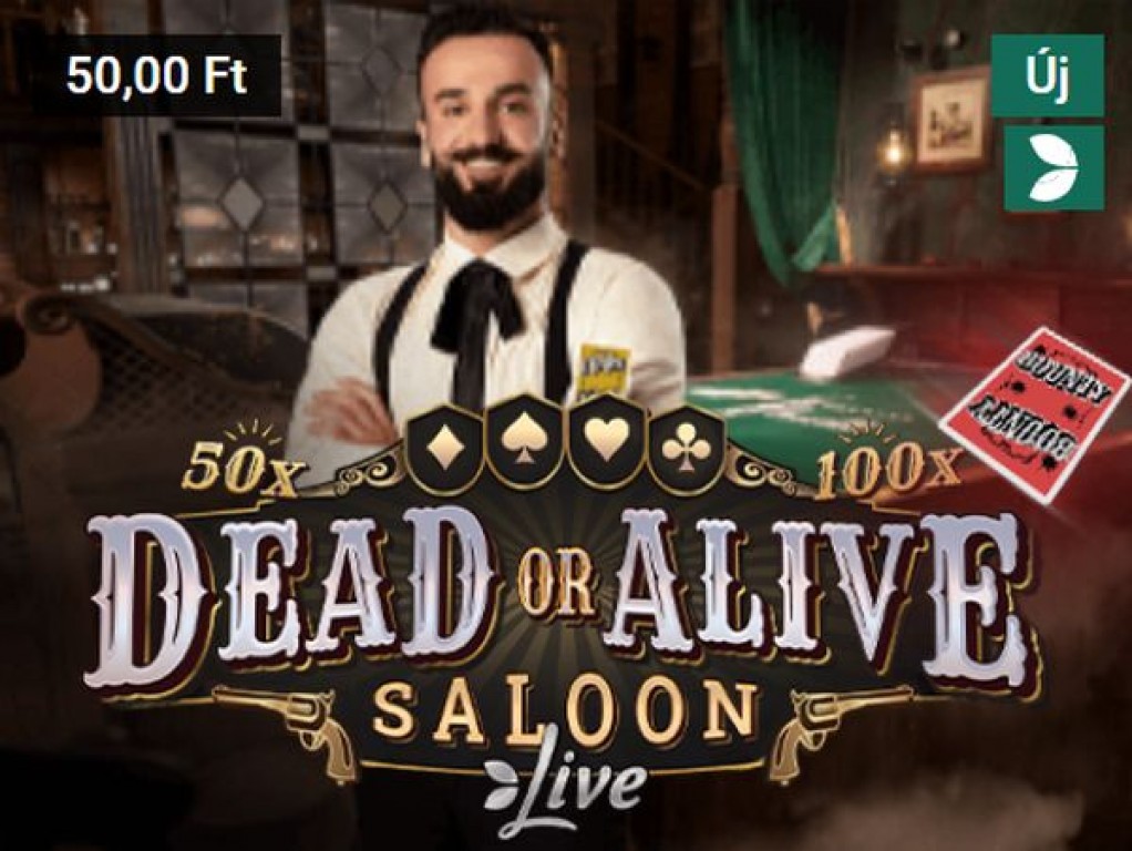 Vadnyugati kaland és pénznyeremények várnak rád a Dead or Alive: Saloon Live kártyajátékon